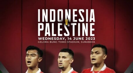FIFA Matchday, Indonesia vs Palestina 14 Juni 2023 di Stadion Gelora Bung Tomo Surabaya