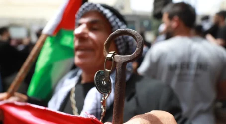 Ribuan Warga Palestina di Ramallah Peringati 75 Tahun Nakba