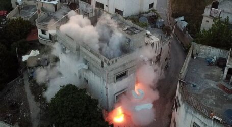 Pasukan Pendudukan Ledakkan Rumah Syuhada Al-Khawaja di Ni’lin