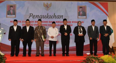 Percepat Ekonomi Syariah, KDEKS Provinsi Kepulauan Riau Dikukuhkan