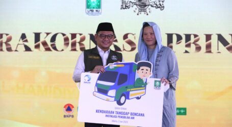 LPBI NU Terima Mobil Instalasi Pengolah Air dari Danone