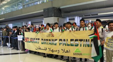 Kedatangan Timnas Palestina Disambut Meriah