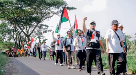 AWG Tasikmalaya Rutinkan Long March Cinta Al-Aqsa Tiga Bulan Sekali
