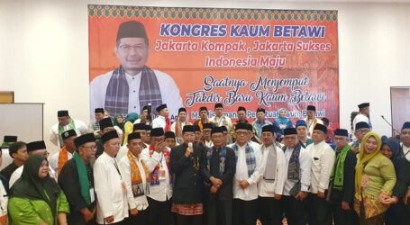 Marullah Matali Terpilih Sebagai Ketua Majelis Kaum Betawi