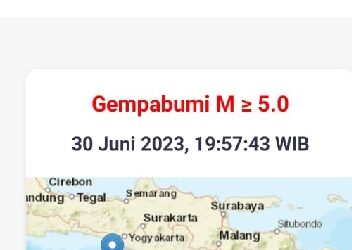 Gempa M 6,4 Gunjang Bantul, Yogyakarta