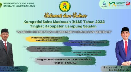 Dua Belas Santri Al-Fatah Lampung Ikuti KSM Tingkat Kabupaten 2023