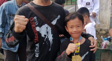 Abdullah Azzam Elhufadza, Peraih Medali Emas Taekwondo Tingkat Yunior Se-Provinsi Lampung