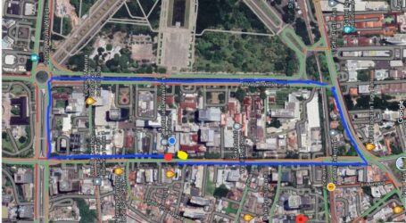 Rute dan Parkiran Jalan Santai PWI Pusat HUT Ke-62 IKWI