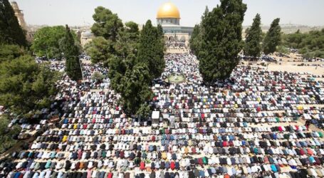 50 Ribu Jamaah Tunaikan Shalat Jumat di Masjid Al-Aqsa