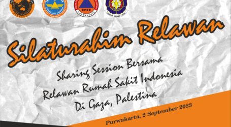 UAR dan FKP3D Purwakarta akan Gelar  Silaturahim Bersama Relawan RS Indonesia Gaza