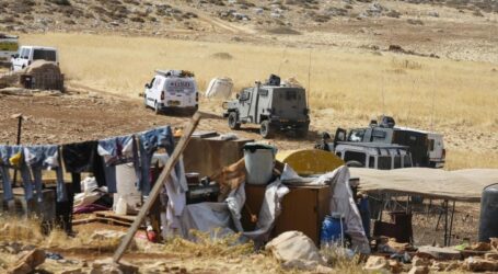 Otoritas Israel Usir Paksa Enam Keluarga Palestina dari Komunitas Badui Qaboun di Ramallah