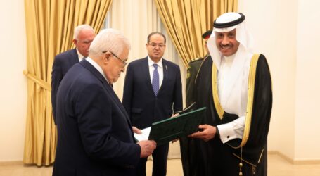 Presiden Abbas Terima Surat Kepercayaan Duta Besar Saudi Untuk Palestina