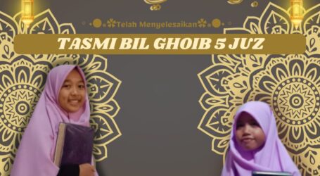 Dua Santri Al-Fatah Lampung Utara Selesaikan Tasmi’ Hafalan Al-Quran 5 Juz