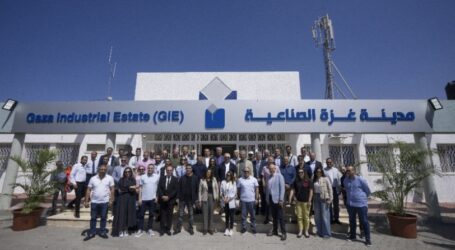 Delegasi Ekonomi Tepi Barat Kunjungi Kota Industri Gaza