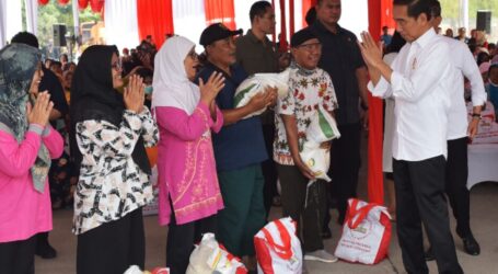 Jokowi Tinjau Ketersediaan Stok Beras di Gudang Bulog, Bogor