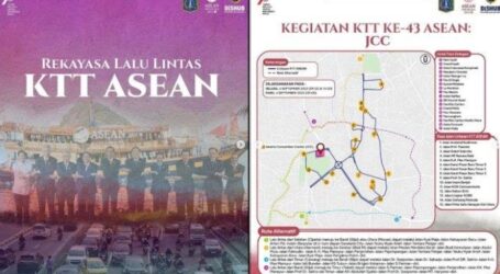 Sebanyak 29 Ruas Jalan di Jakarta Berlakukan Buka-Tutup Selama KTT ASEAN
