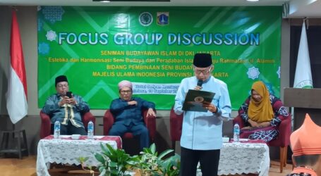 FGD MUI DKI Jakarta Bahas Seni Budaya Islam