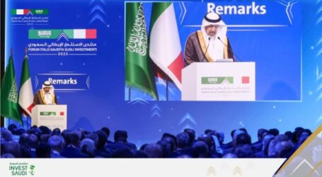 Forum Investasi Saudi-Italia Sepakati 21 Perjanjian