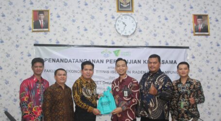 Dompet Dhuafa Lampung dan FEBI UIN RIL Jalin Kerjasama Beasiswa Mahasiswa Berbasis Program Kantin Kontainer