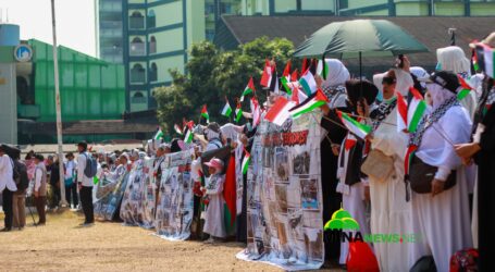 Ribuan Massa Hadiri Aksi Bela Palestina di Masjid Agung Al-Azhar Jakarta