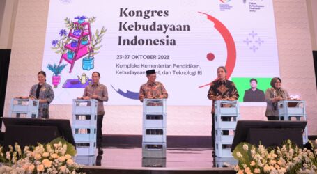 Nadiem Buka Kongres Kebudayaan Indonesia 2023