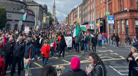 Ratusan Ribu Warga Irlandia Gelar Aksi Solidaritas Palestina