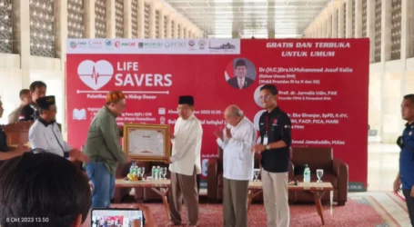 JK Resmikan Buka Pelatihan Life Saver FIMA di Masjid Istiqlal