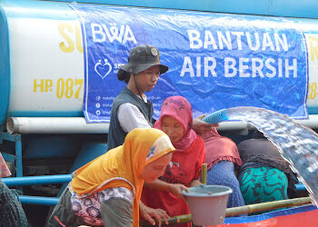 BWA Kembali Salurkan Bantuan Air Bersih Tahap Kedua Kepada Masyarakat di Pandeglang Selatan