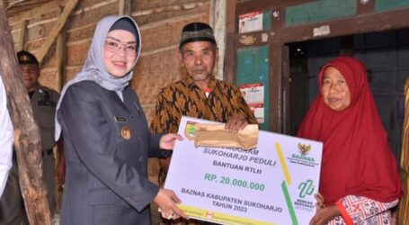 Baznas Bersama Pemkab Sukoharjo Jateng Salurkan Bantuan RTLH