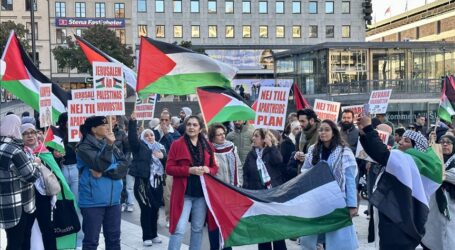 Aktivis di Swedia Unjuk Rasa Boikot Israel