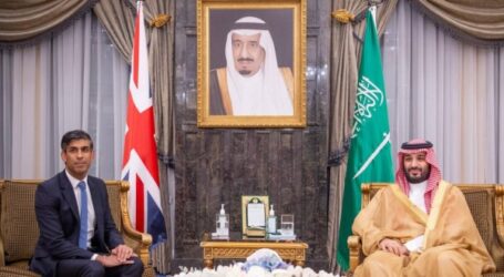 Putra Mahkota Saudi dan PM Inggris Bahas Eskalasi Gaza