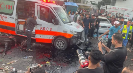 Konvoi Ambulans Menuju Rafah Dibom Israel, Dilaporkan Puluhan Syahid