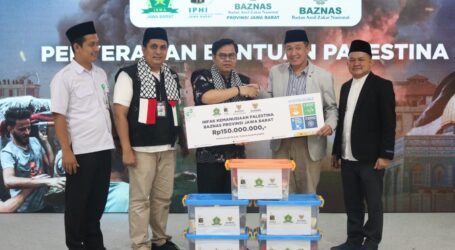 BAZNAS Provinsi Jawa Barat Salurkan Donasi Kemanusiaan untuk Palestina