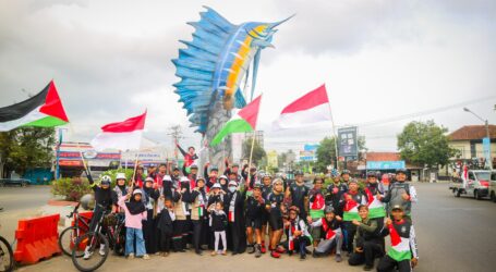 Tempuh 100 KM, Goweser Tasikmalaya Lakukan Galang Dana untuk Palestina