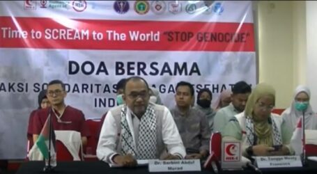 Tenaga Kesehatan Seluruh Indonesia Gelar Doa Bersama untuk Palestina