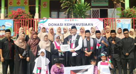 Dua SDN Beringin Raya Salurkan Donasi untuk Palestina Melalui DD Lampung
