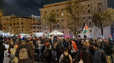 Ribuan Orang Ikuti Aksi Solidaritas Palestina di Roma