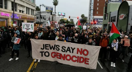 Pendukung Palestina Berkumpul di Hollywood, Protes Genosida