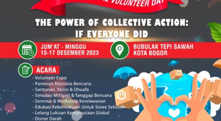 Hari Relawan Internasional di Bogor Hadirkan Alutsista Hingga Simulasi Virtual Reality Kebencanaan
