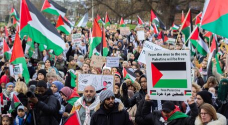 Warga Eropa Demonstrasi Solidaritas Palestina Pada Hari HAM
