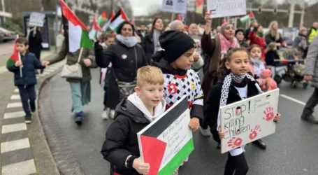 Pawai Anak-Anak di Den Haag, Belanda Desak ICC Adili Kejahatan Israel di Gaza