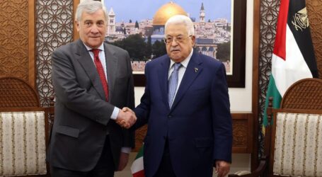 Sambut Menlu Italia, Abbas Bahas Penghentian Segera Agresi Israel