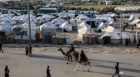 Pasangan Gaza Menikah di Tenda Pengungsian