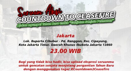 AWG Ikut Gelar Kampanye Countdown to Ceasefire