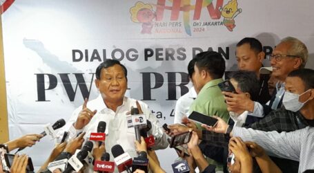Dialog dengan PWI, Capres Prabowo Bicara Kebebasan Pers dan Ekonomi Pancasila