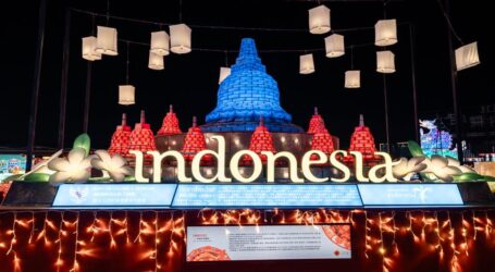 Borobudur jadi Ikon Indonesia yang Ikut Menyala di Festival Lampion Taiwan 2024