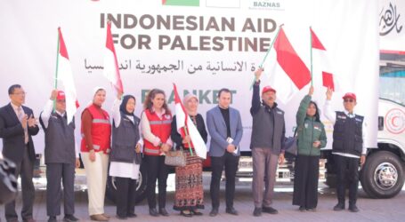 BAZNAS Kirim Bantuan Selimut untuk Warga Palestina di Gaza
