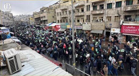 Ribuan Warga Yordania Demonstrasi Dukung Gaza
