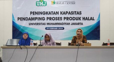 Halal Center UMJ Tingkatkan Kapasitas Pendamping Proses Produk Halal