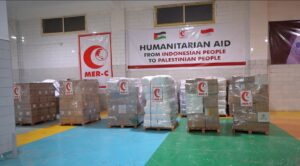 Truk Bantuan Obat-obatan dan Bahan Medis MER-C untuk warga Palestina di Gaza. (Foto: MER-C)